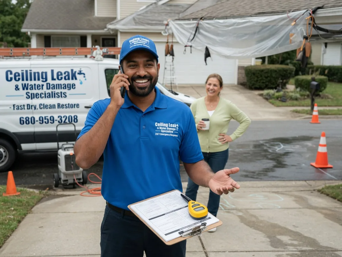 Ceiling Leak Cleanup Mora, MO FAQs